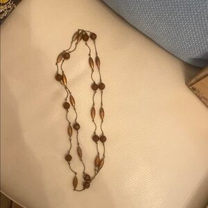 Elegant Brown Beaded Necklace